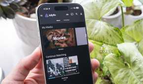 The Jellyfin app on the iPhone 17 Pro