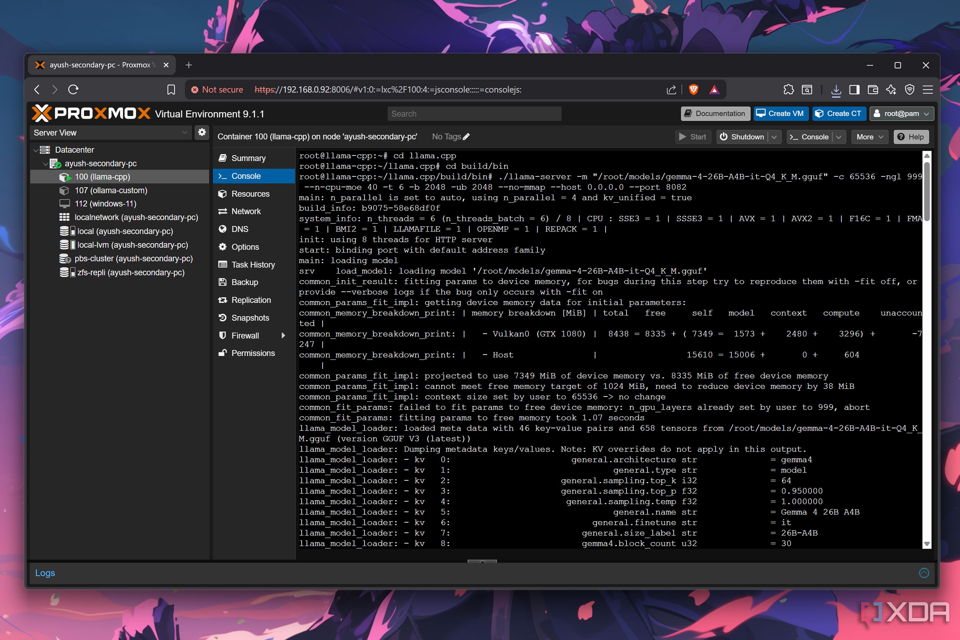 Running an LLM on an LXC