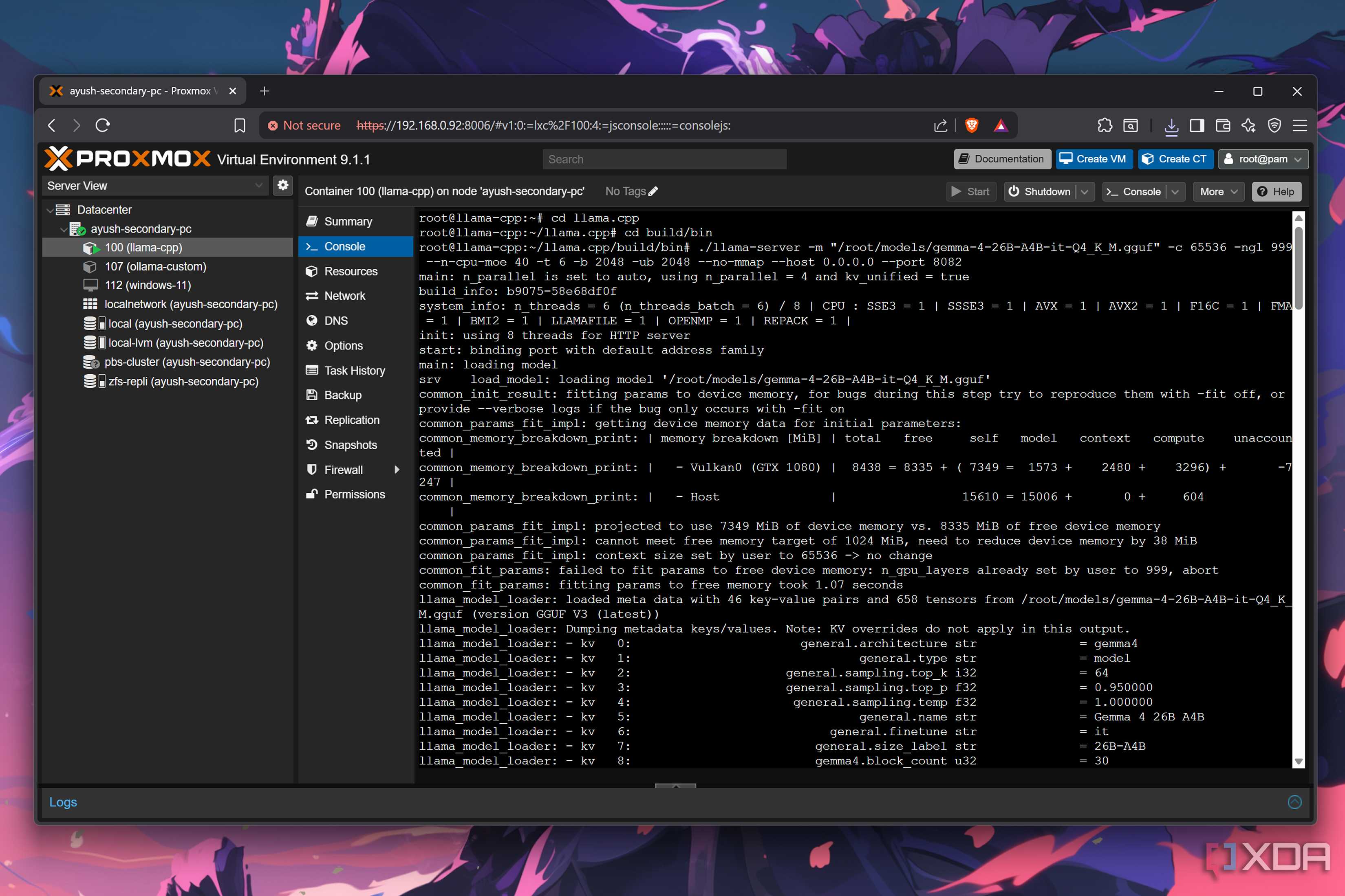 Running an LLM on an LXC