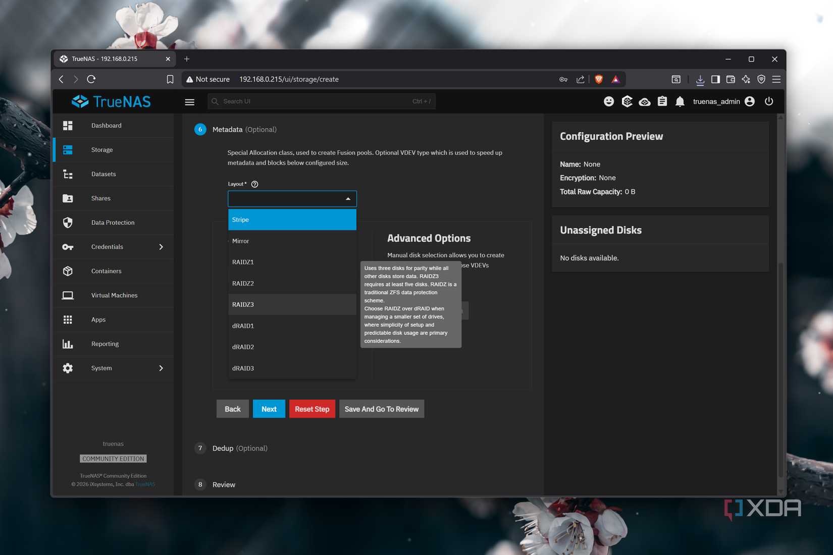 VDEV metadata on TrueNAS