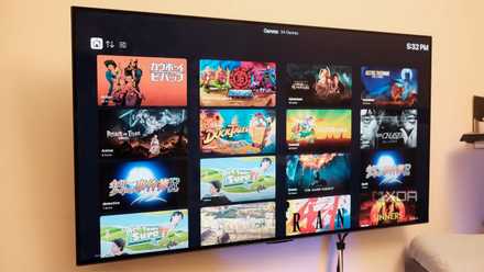 Moonfin on a TV