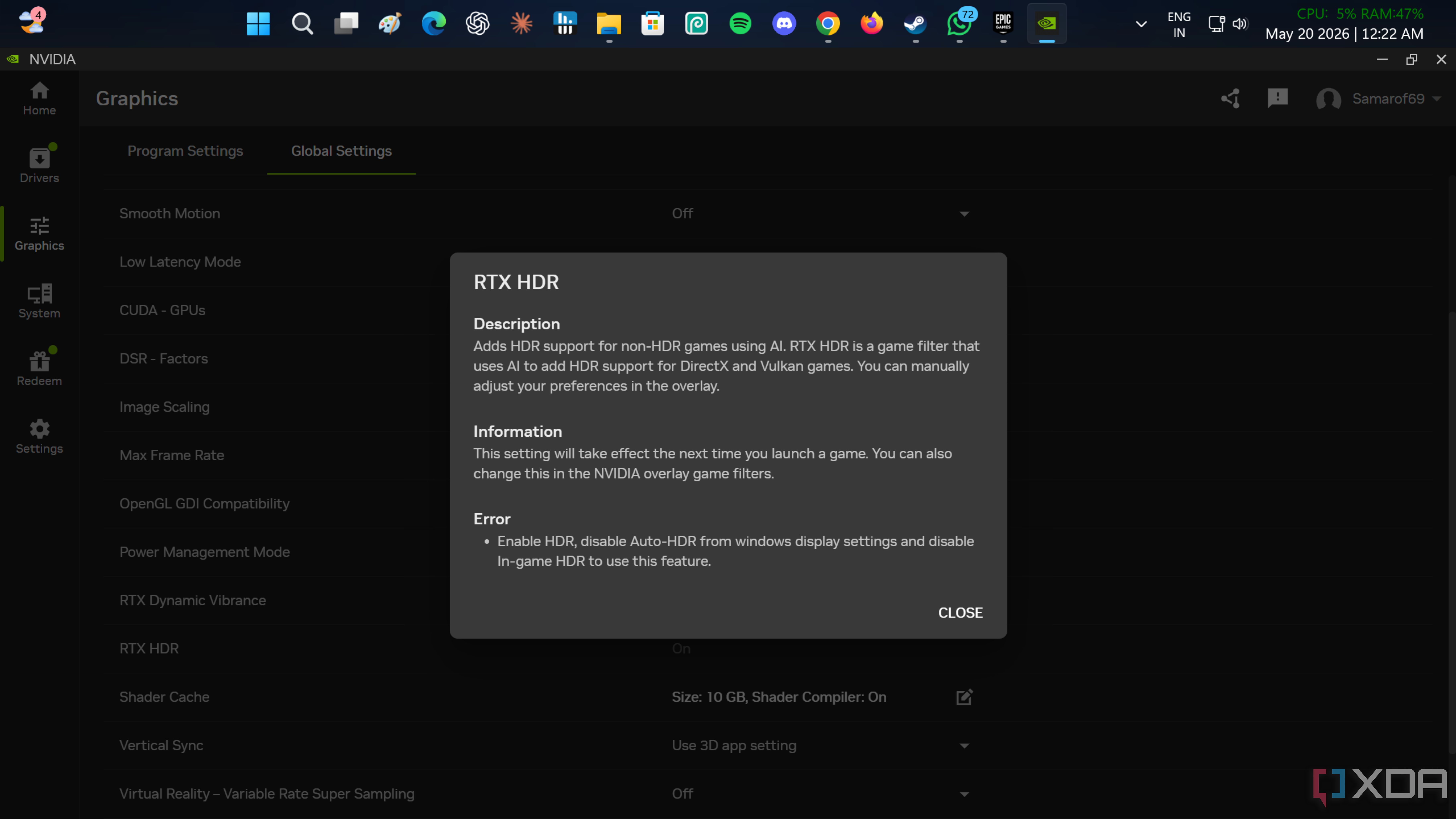 nvidia-app-rtx-hdr-dialog-box