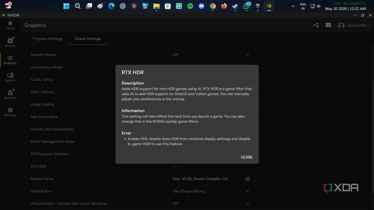 nvidia-app-rtx-hdr-dialog-box