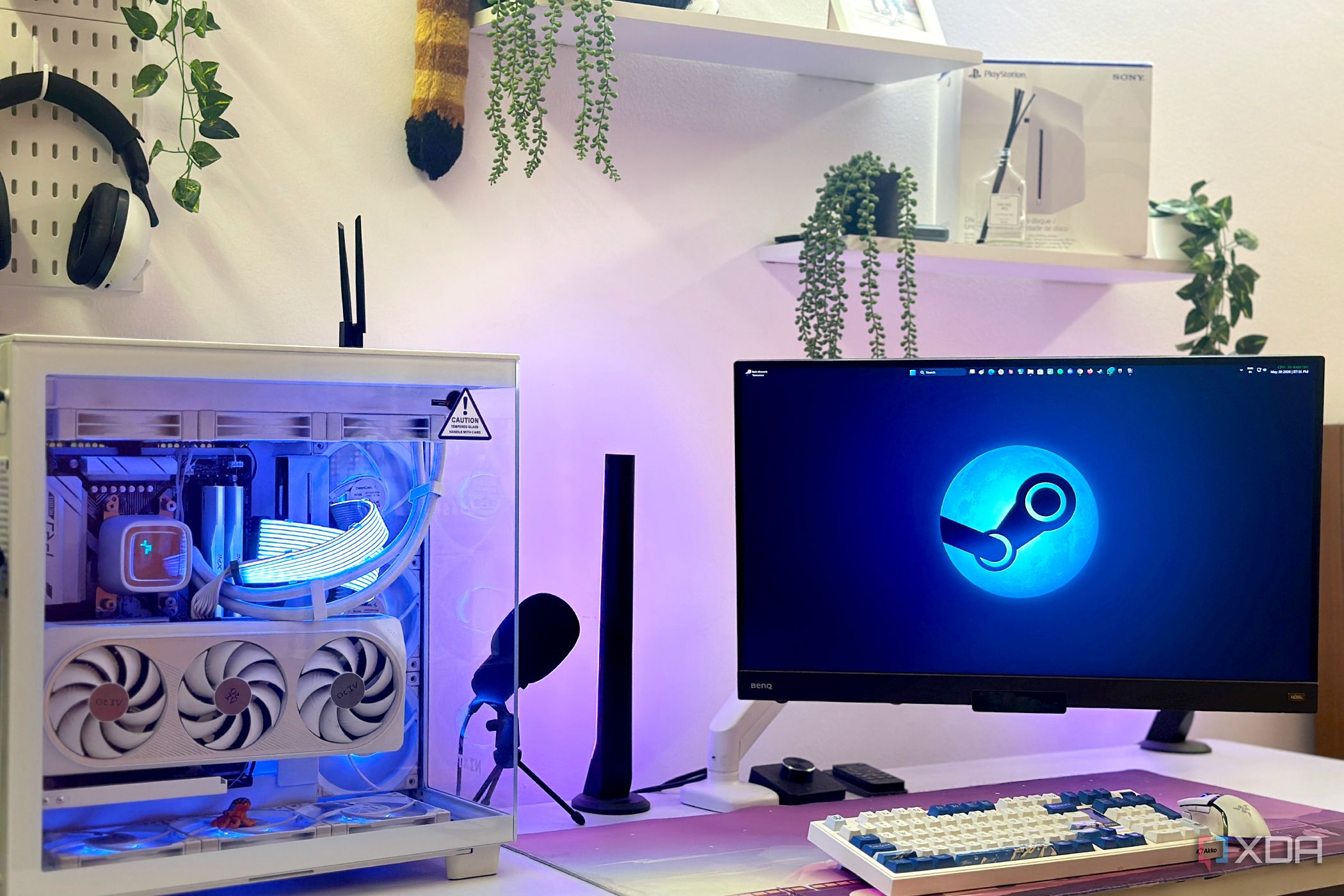 A gaming PC with an Nvidia RTX 4070 Ti.