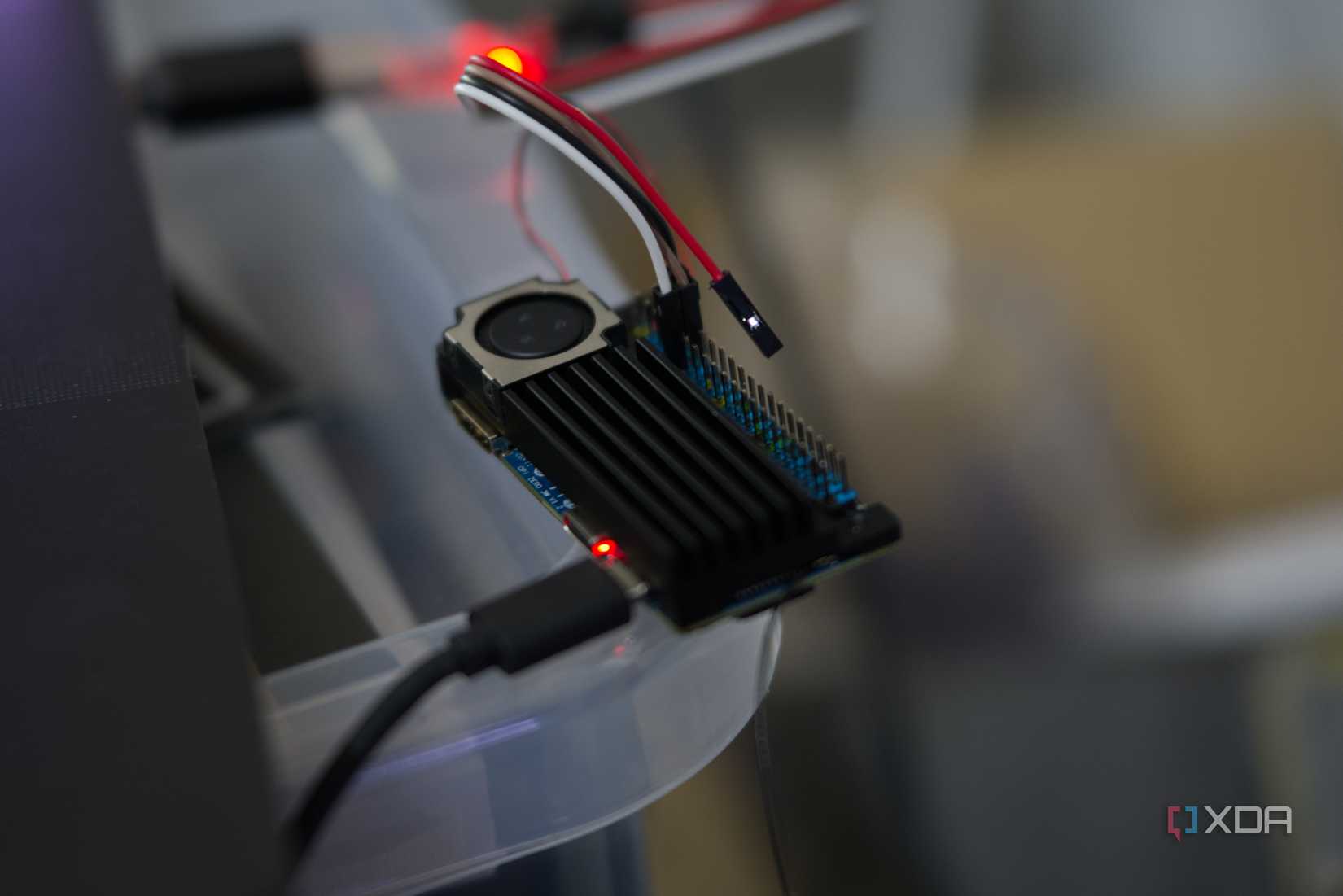 Orange Pi Zero 3W connected over serial to USB adapter