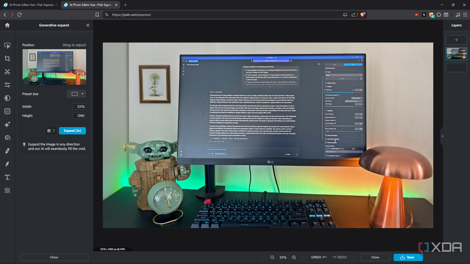 I replaced Photoshop with this free browser tool, and its AI does what ...