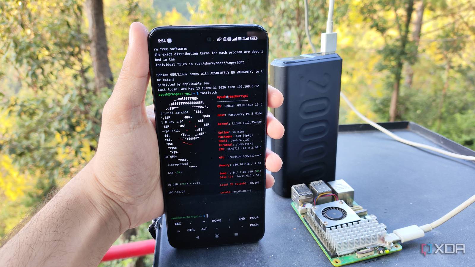 I turned my Raspberry Pi into a pocket Linux server that runs from a power bank, and it's weirdly useful