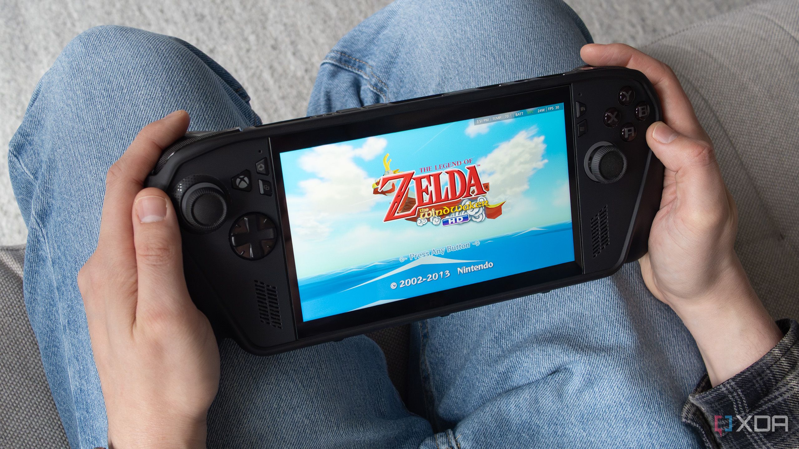 The Legend of Zelda: Wind Waker HD running on CEMU