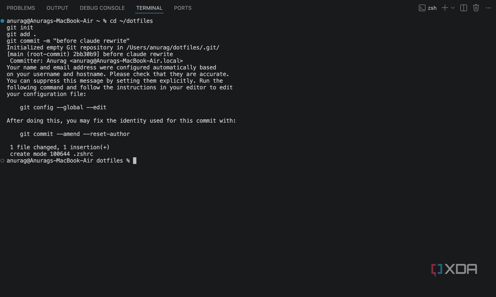 I gave Claude Code my dotfiles, and it rewrote my whole shell