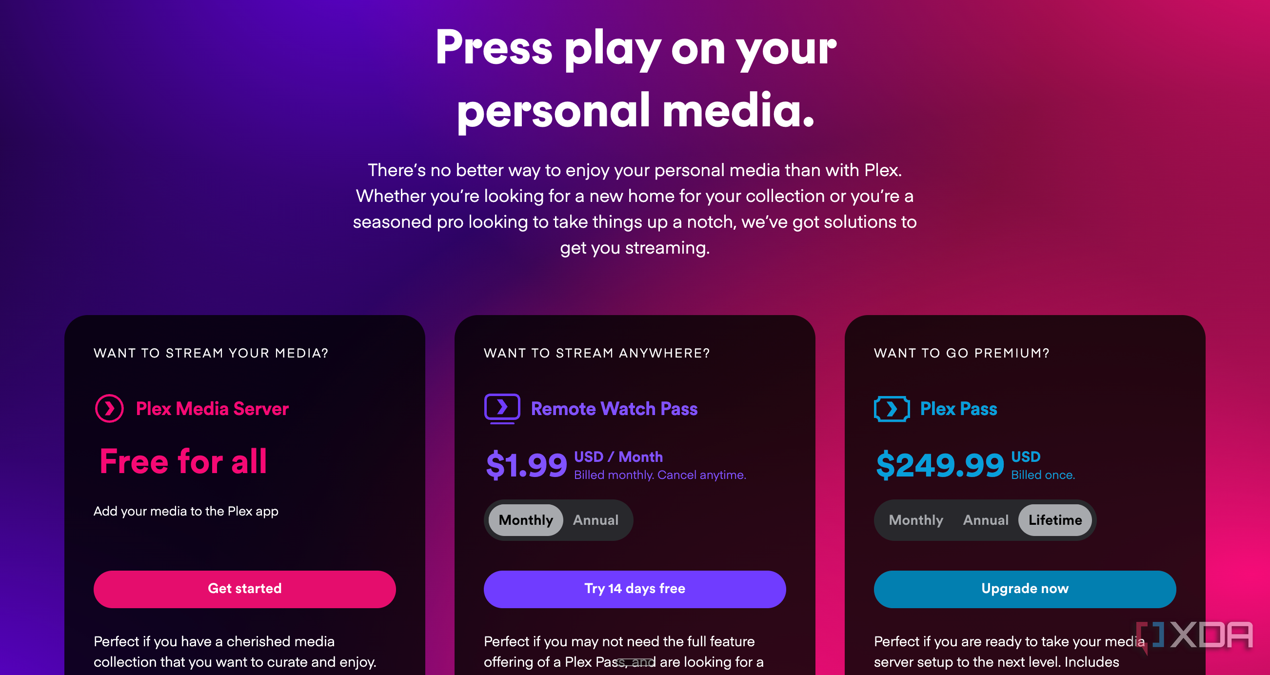 Plex wants you to pay $750 for everything Jellyfin can do for free