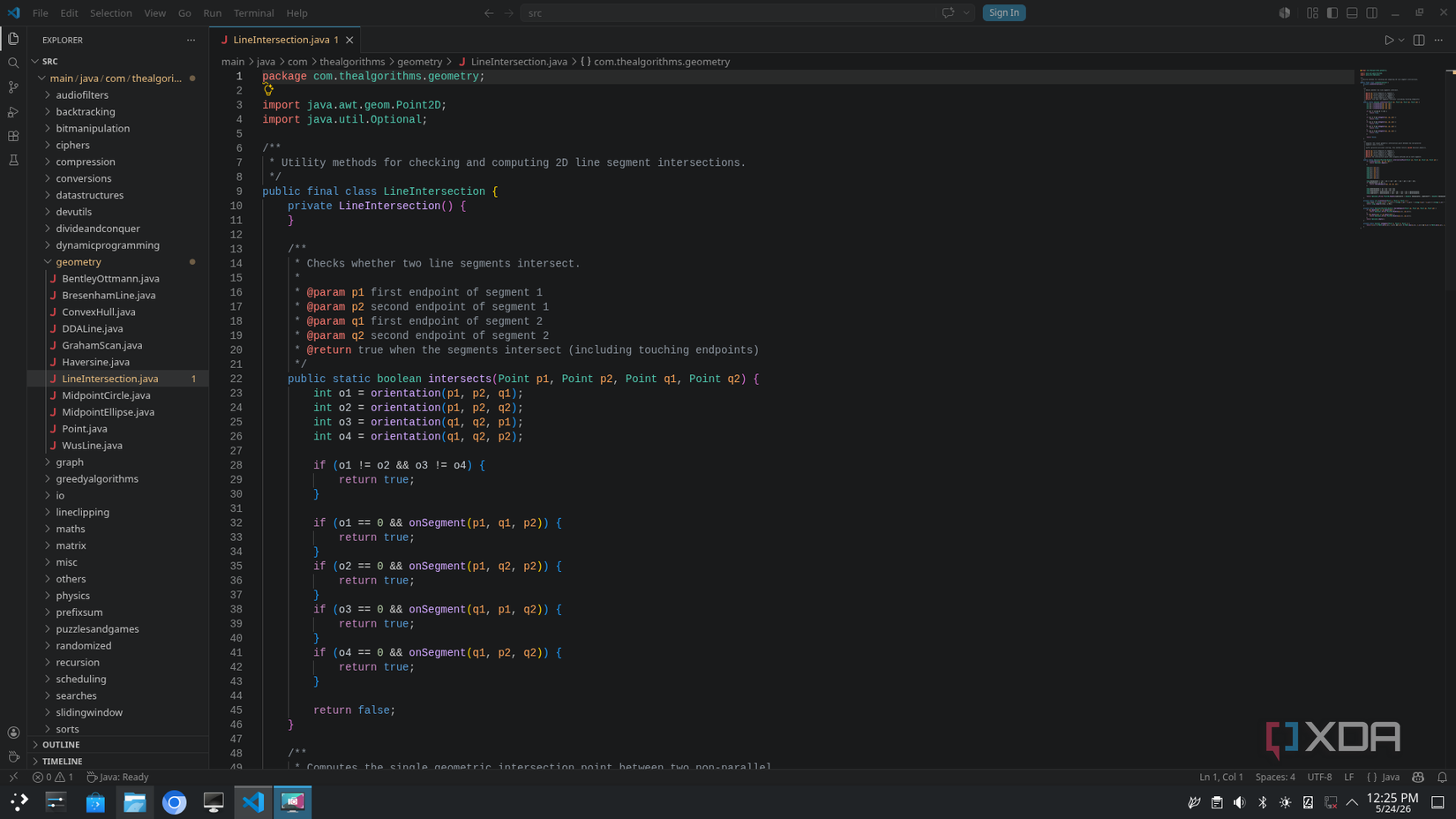 VS Code editor with new profile