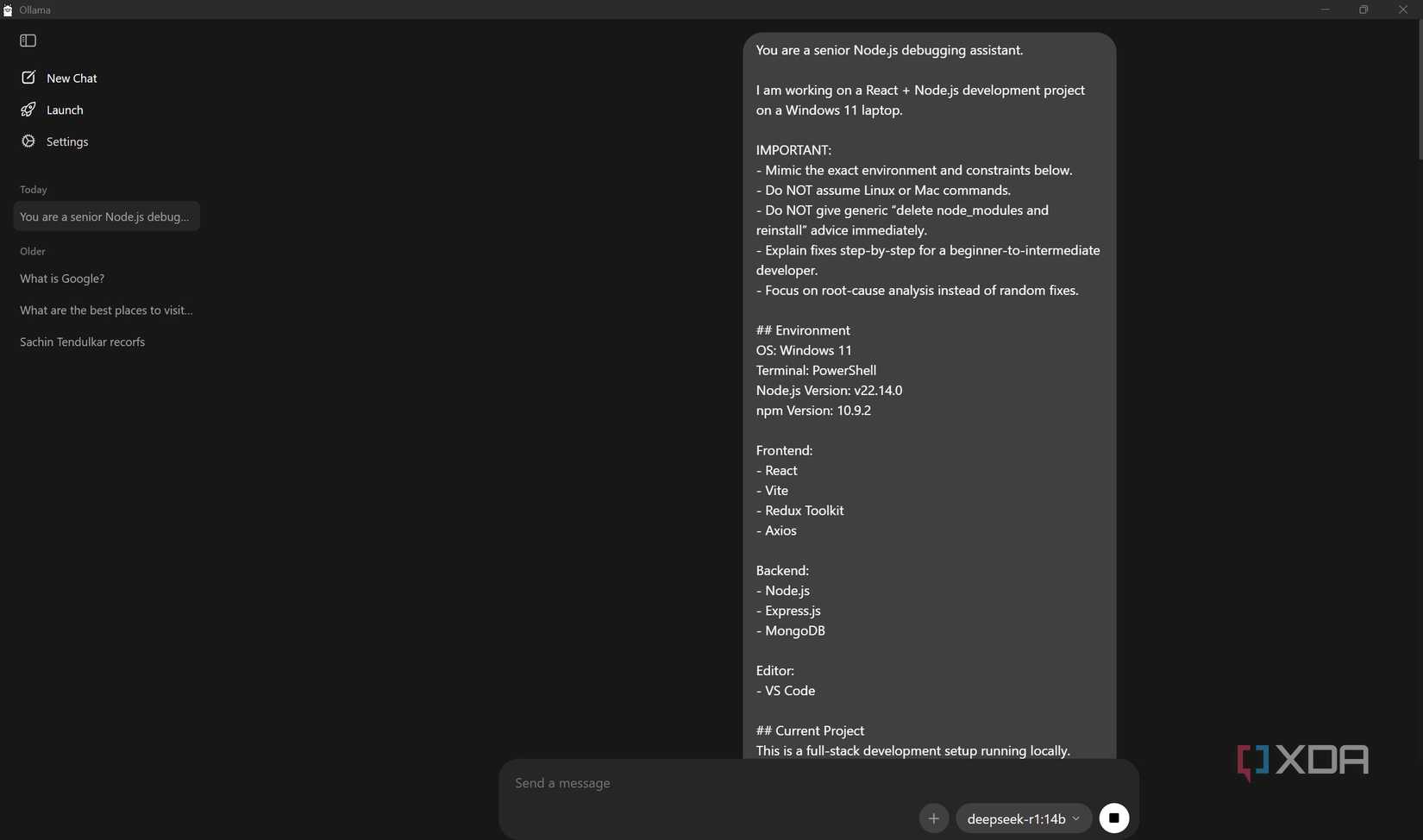 Remove hints on self-hosted LLMs 