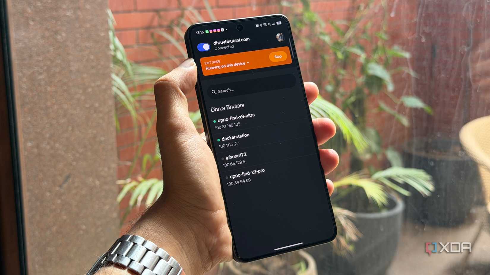 Tailscale on Android phone