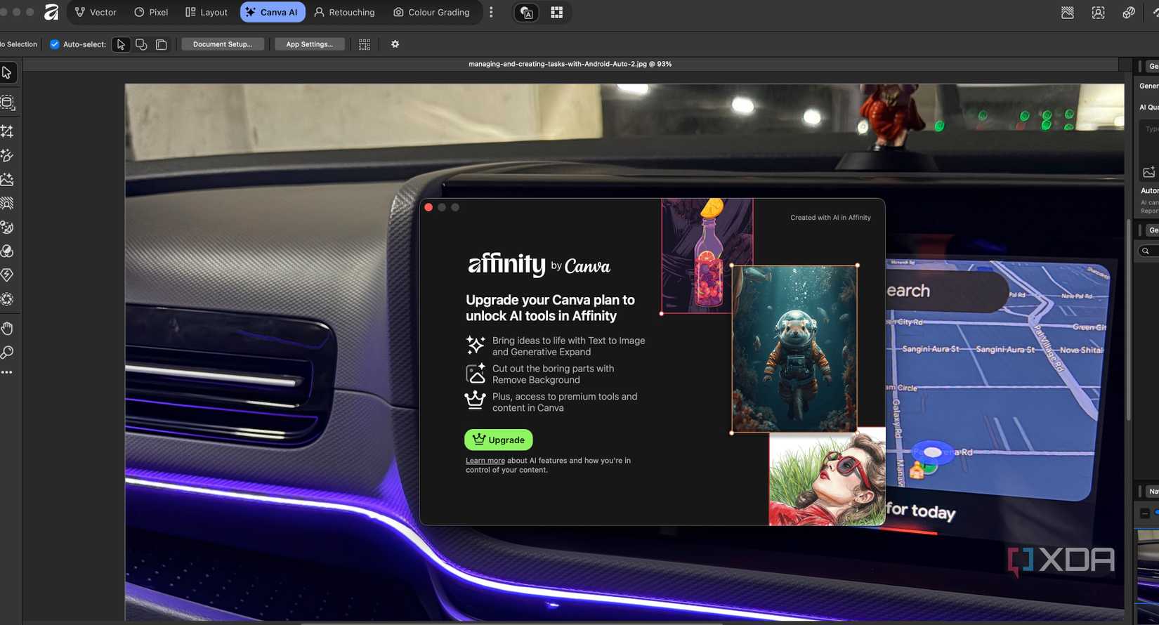 Canva AI in Affinity