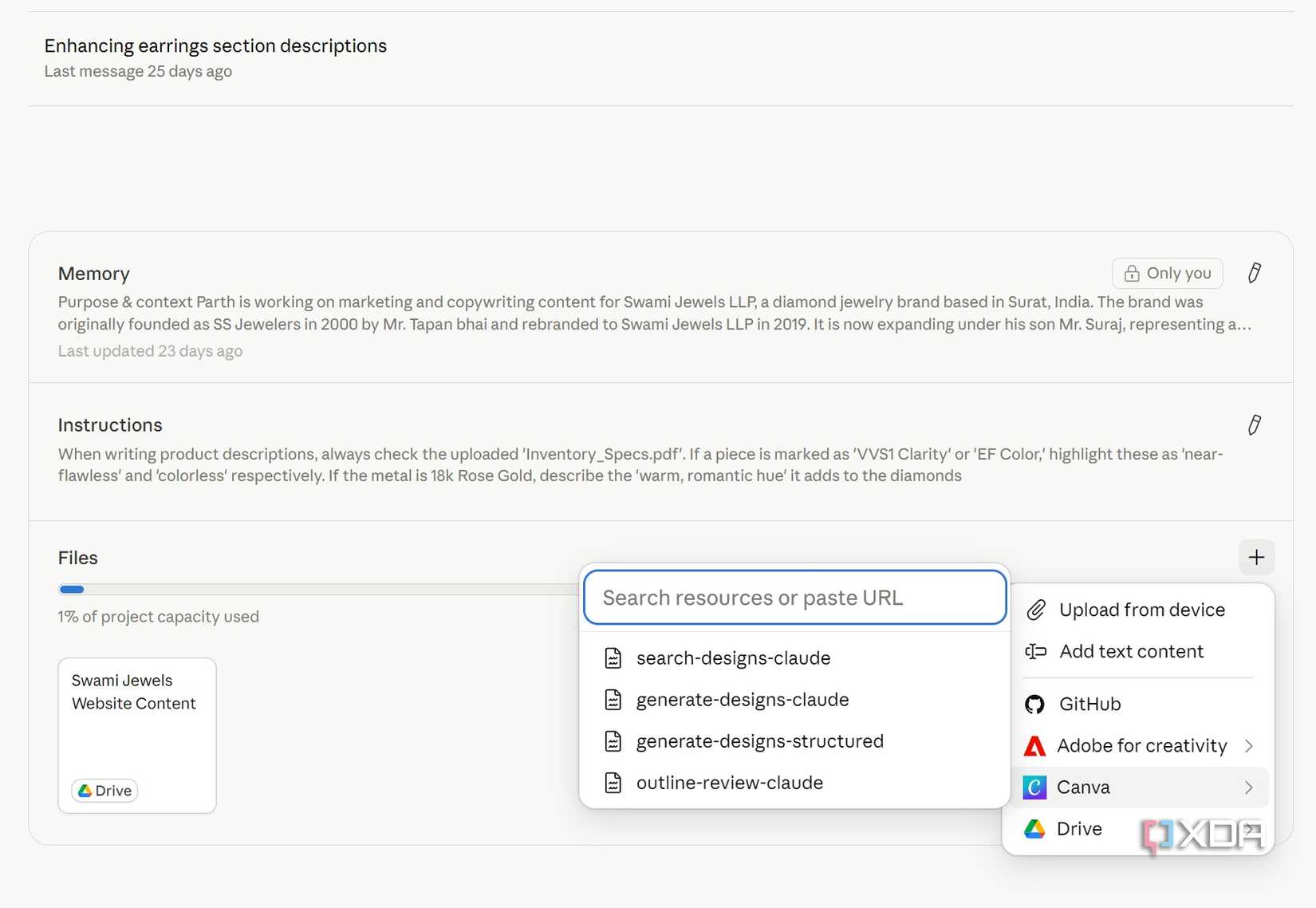 Claude Projects third-party apps