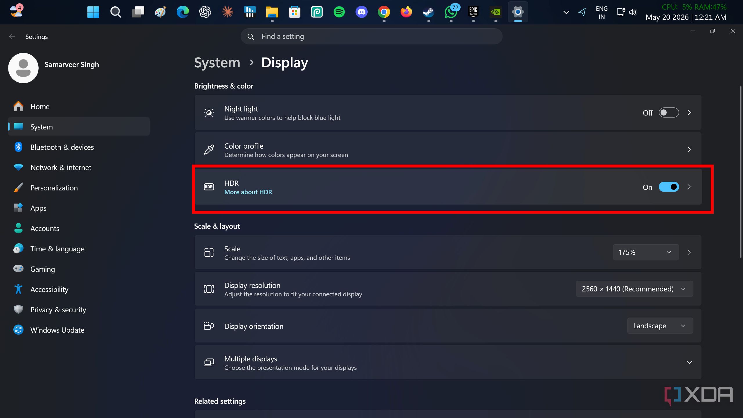 windows-11-display-settings-hdr-toggle