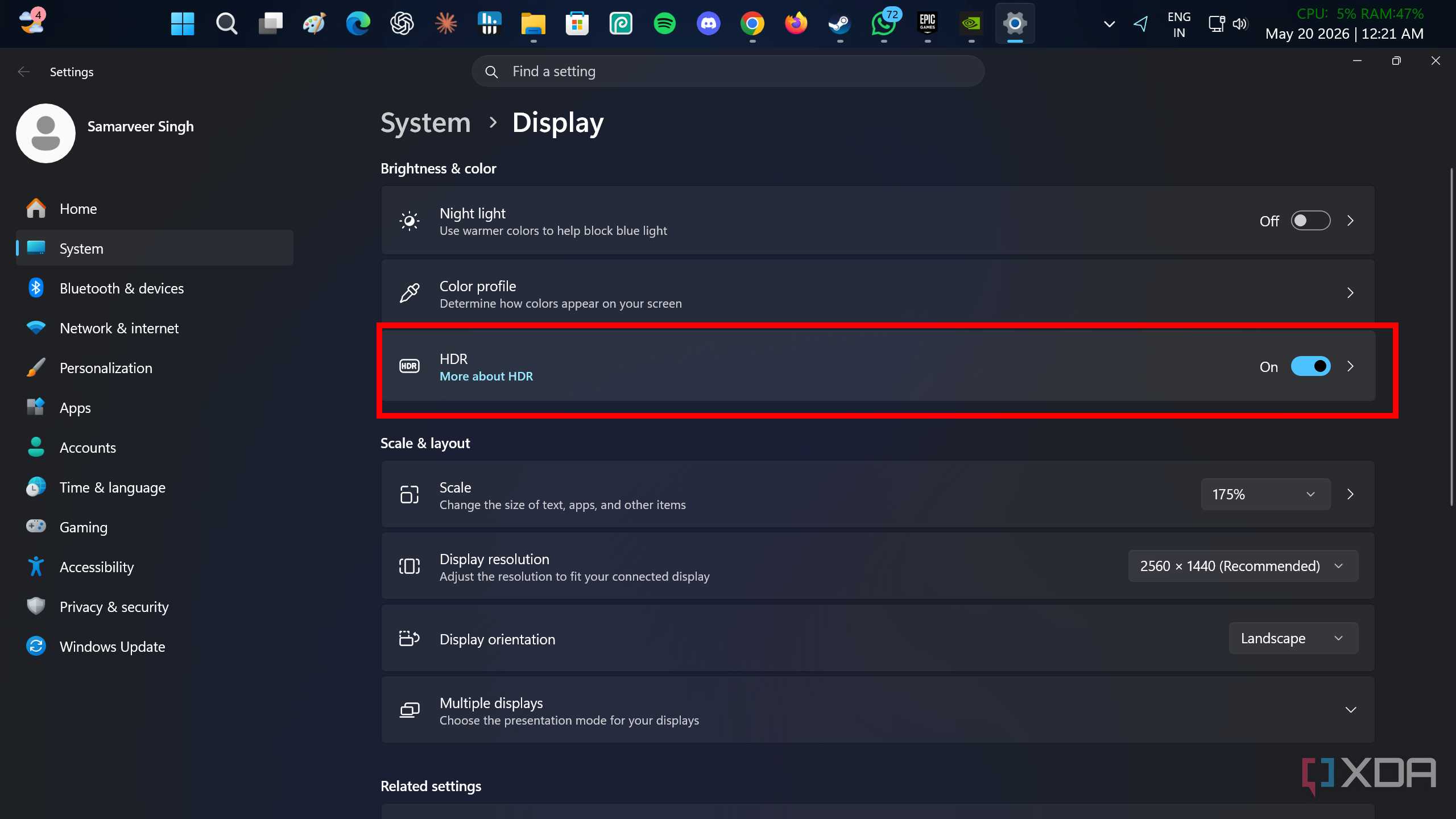 windows-11-display-settings-hdr-toggle