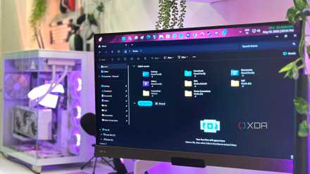 File Explorer opens on a gaming PC in Windows 11.