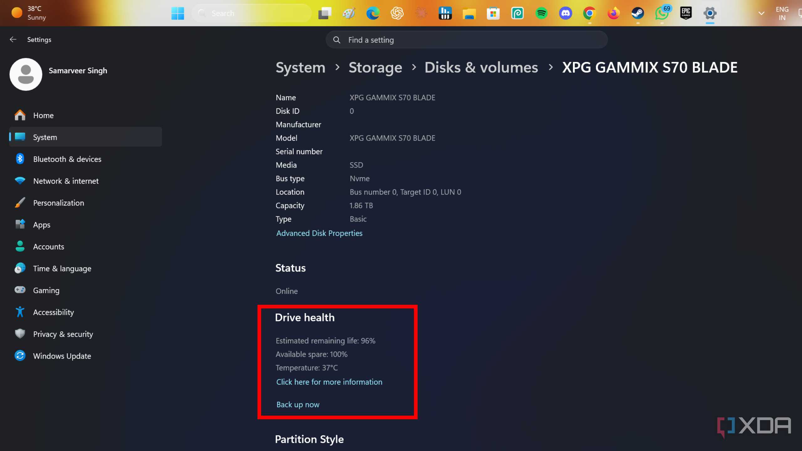 windows-11-smart-settings-drive-health