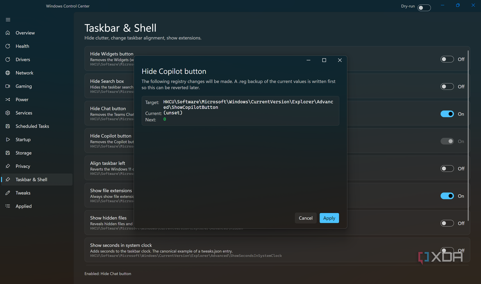I got tired of hunting through Windows for every setting, so I built my ...