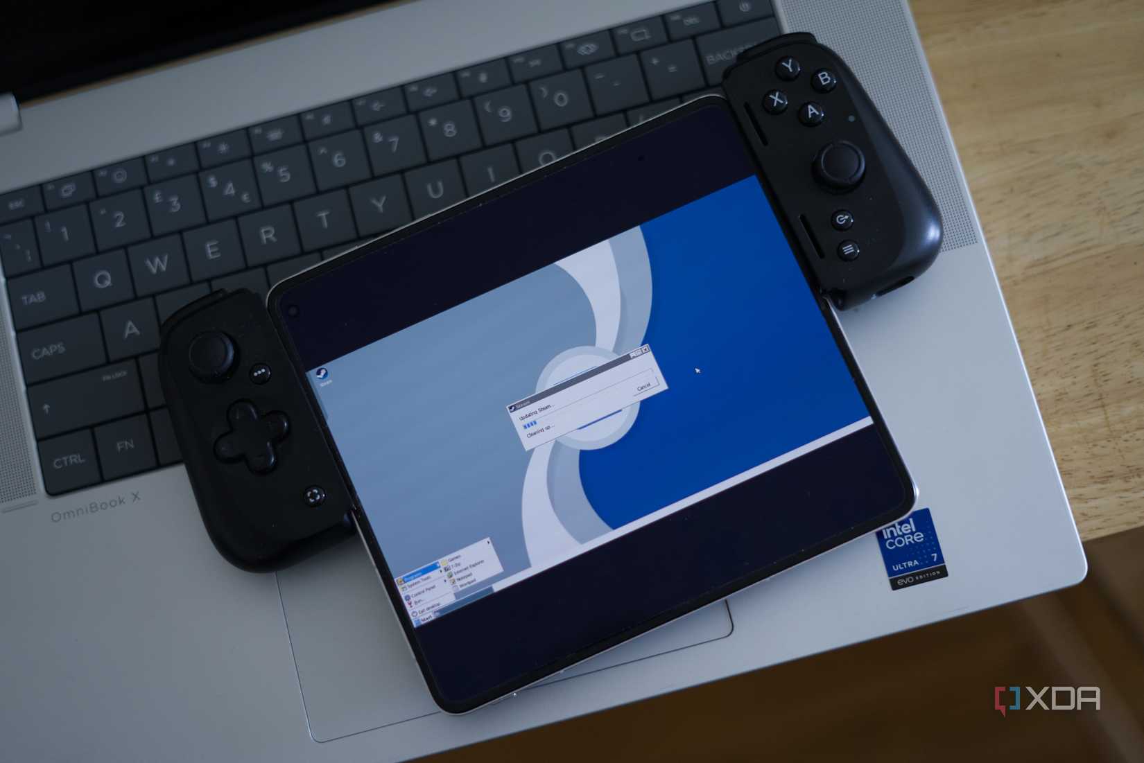 Winlator installing on the Samsung Galaxy Z Fold 5