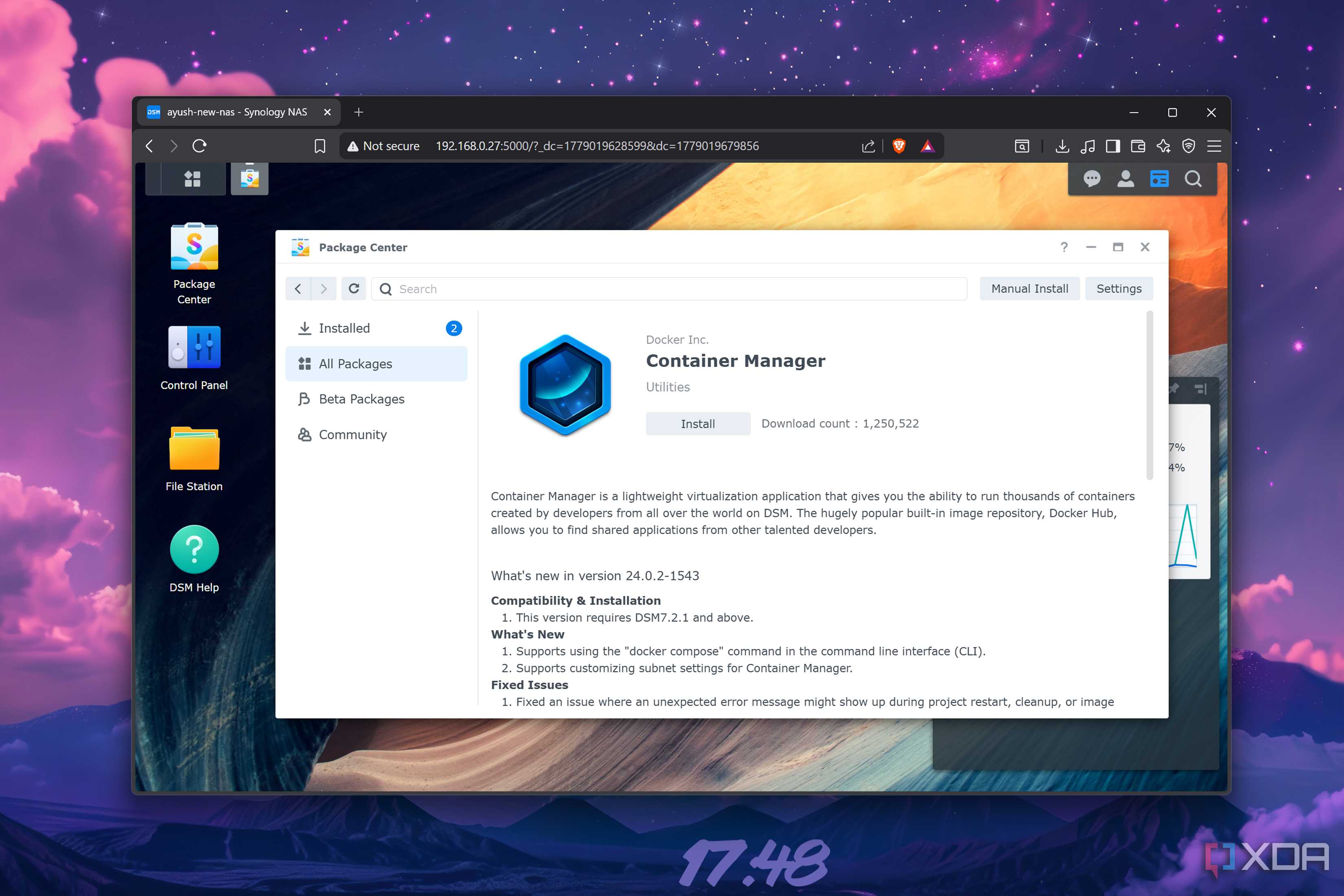 The Container Manager in DSM