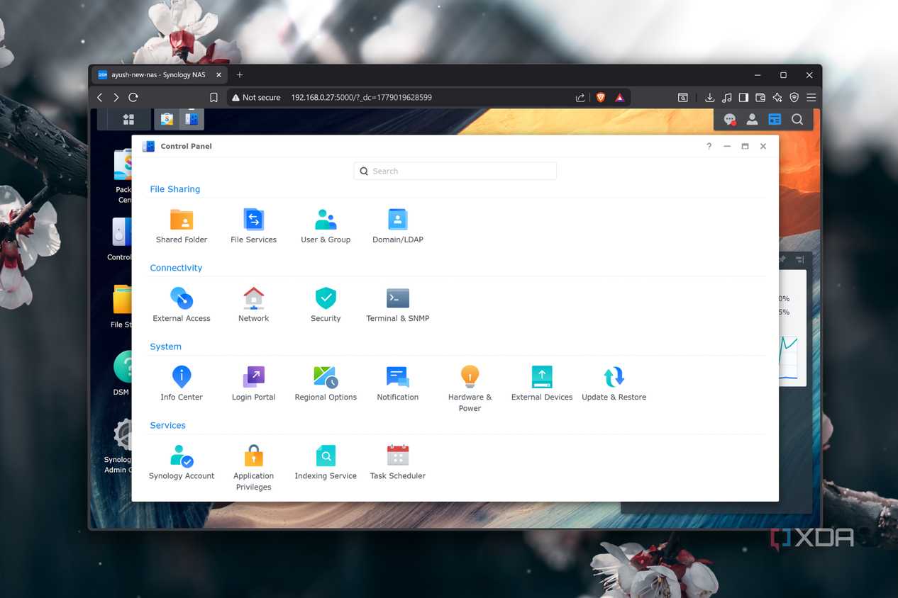 использование Synology DSM — иллюстрация 4 к материалу использование Synology DSM — иллюстрация 4 к материалу