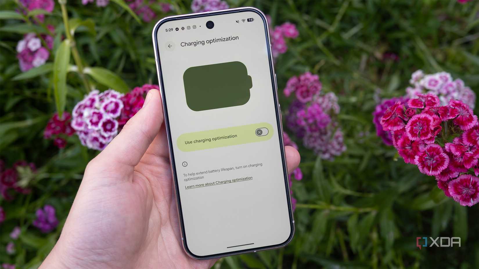 Adaptive charging on the Pixel 10 Pro 