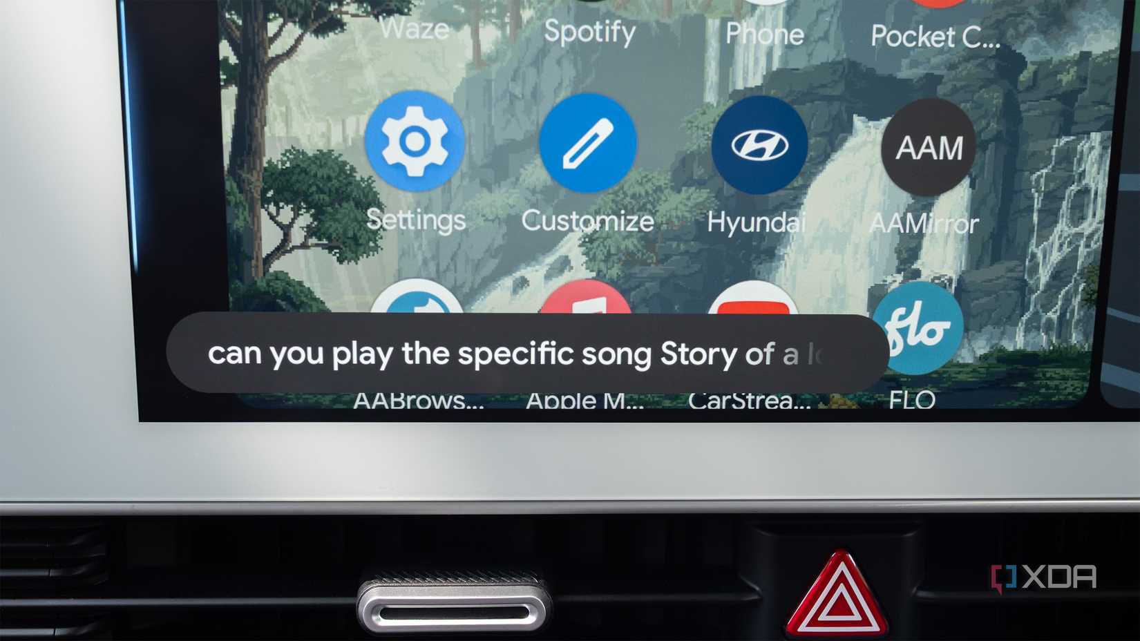 Gemini running in Android Auto 