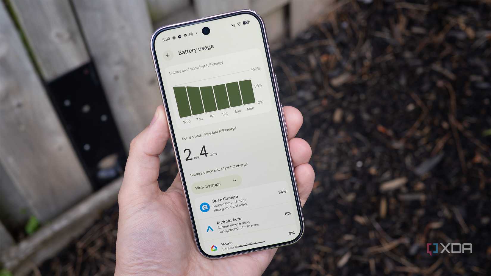 Pixel 10 Pro battery usage