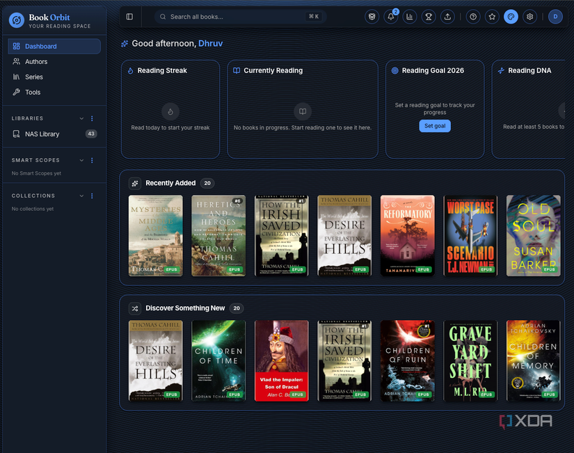 BookOrbit home page