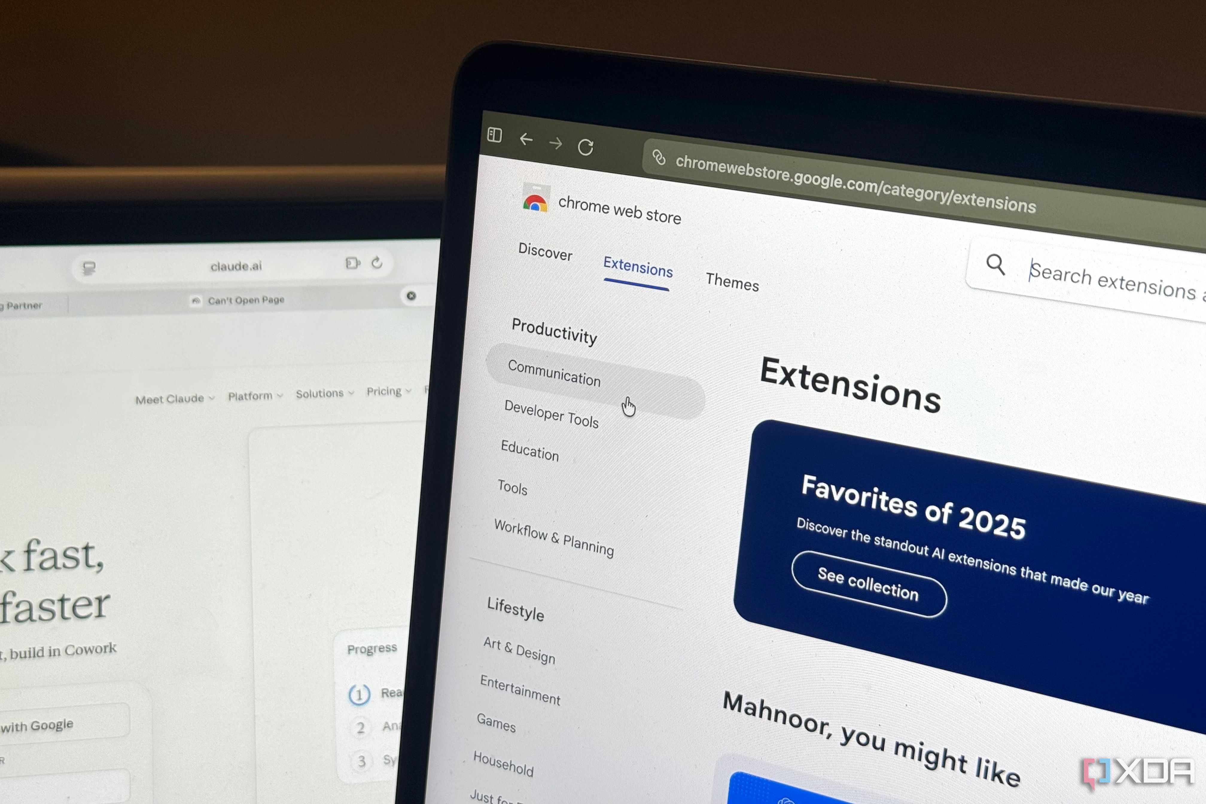 Claude and Chrome extensions