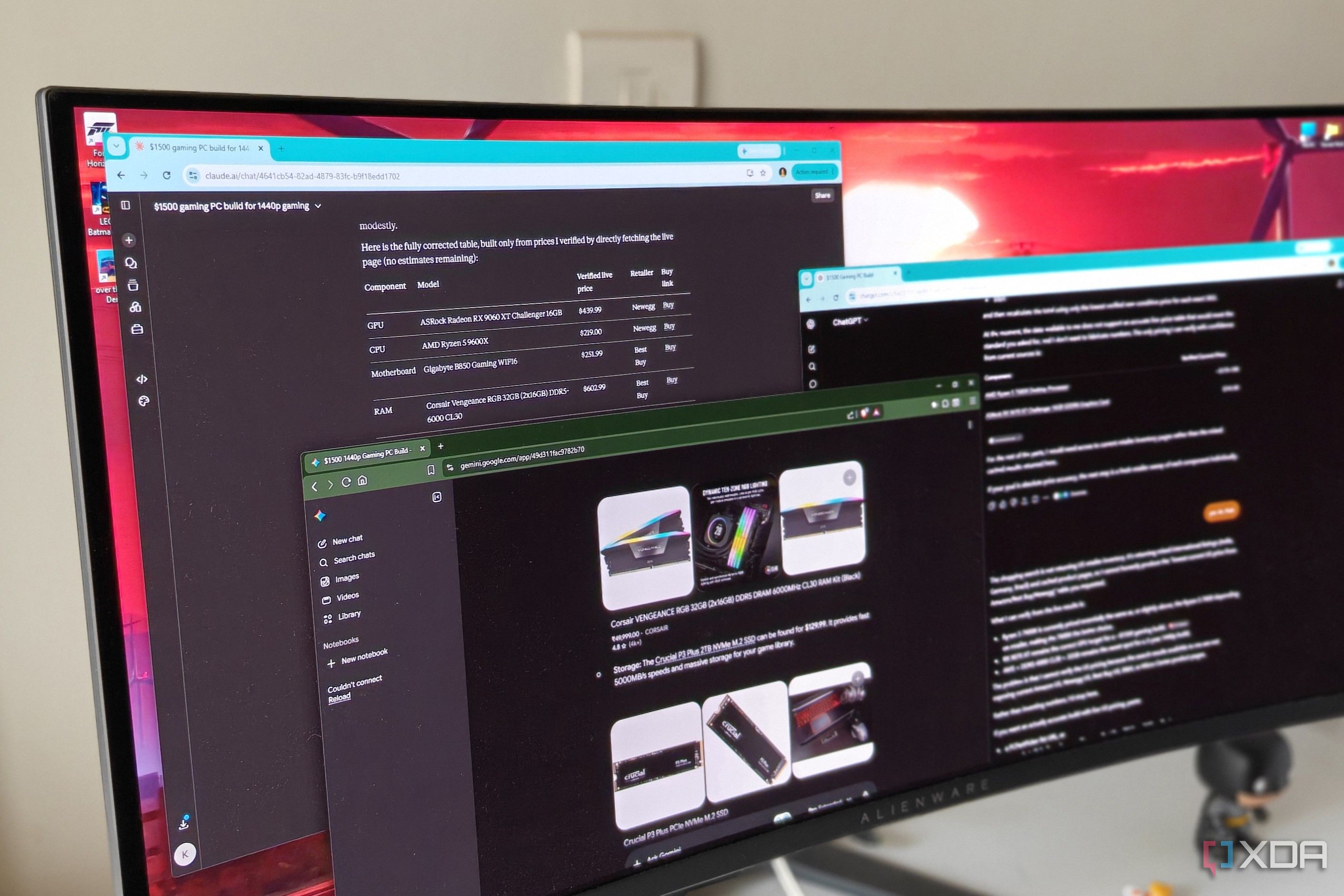 Claude, ChatGPT, Gemini all fail $1,500 PC build test