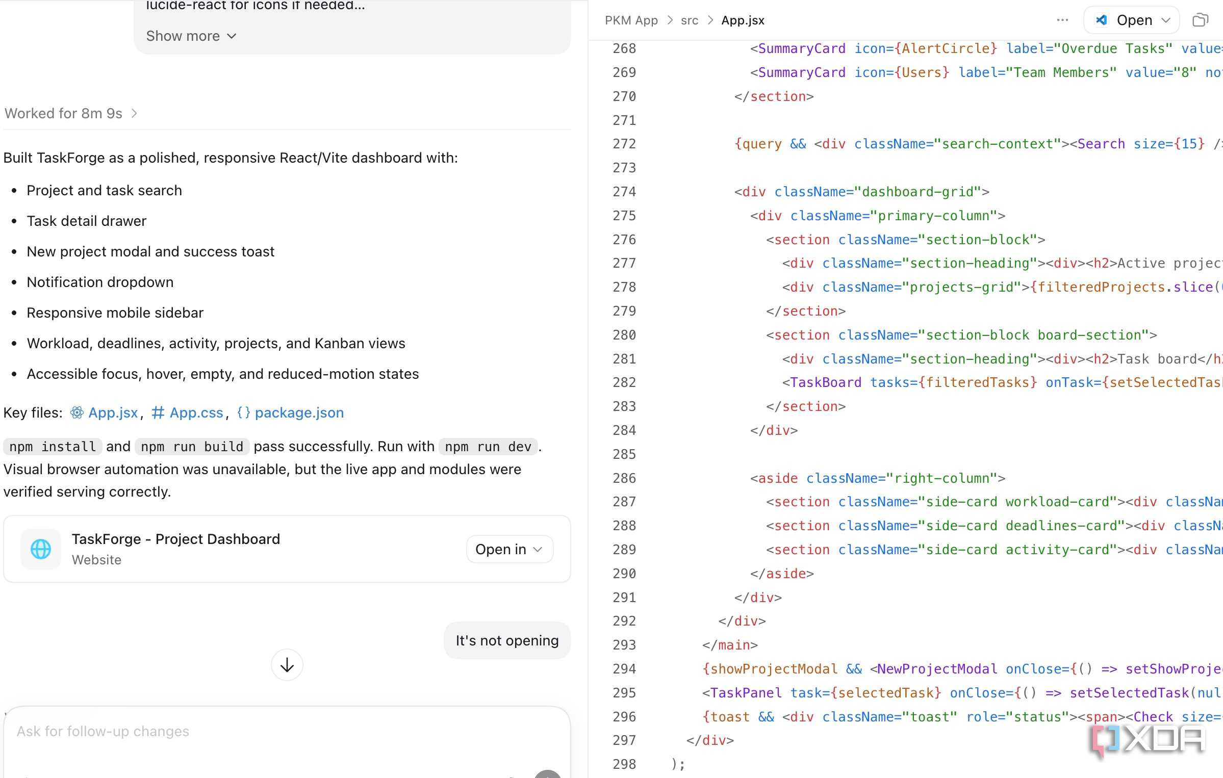 Example Codex Layout I asked Claude Code, Codex, and Google Antigravity to build a polished ...