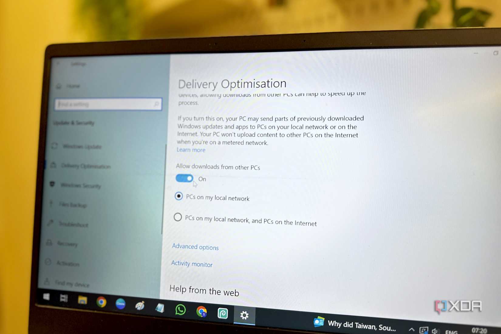 Как переход на Linux полностью заменил Windows после года использования dual-boot Настройка оптимизации доставки на ноутбуке с Windows 10