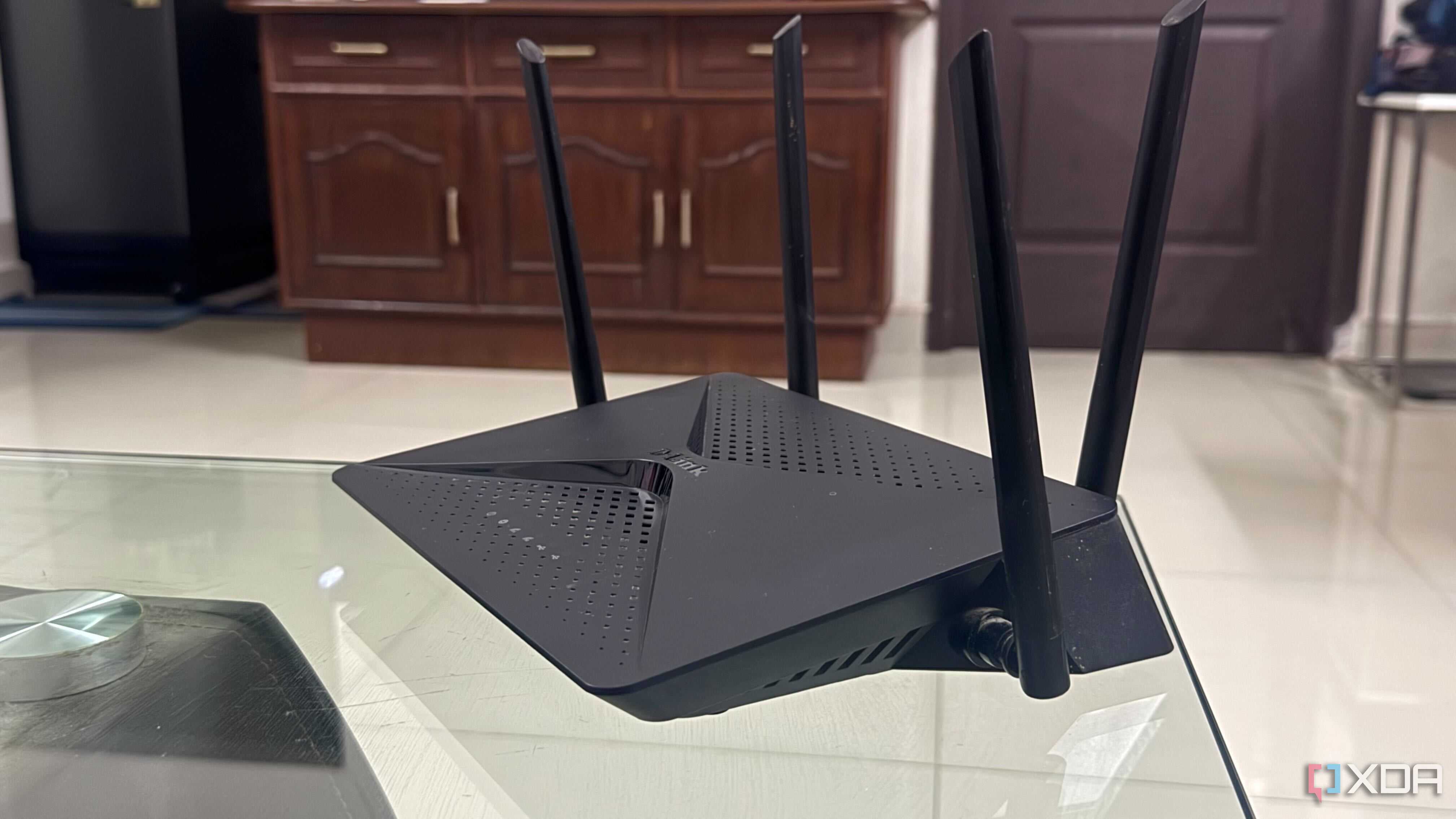 D-Link DIR-882 Wi-Fi router on a table