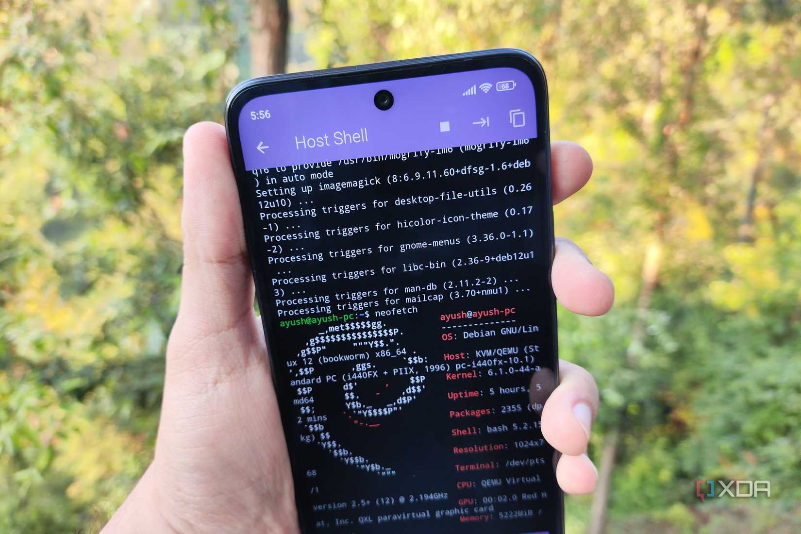 SSHing into a host via Docker Manager