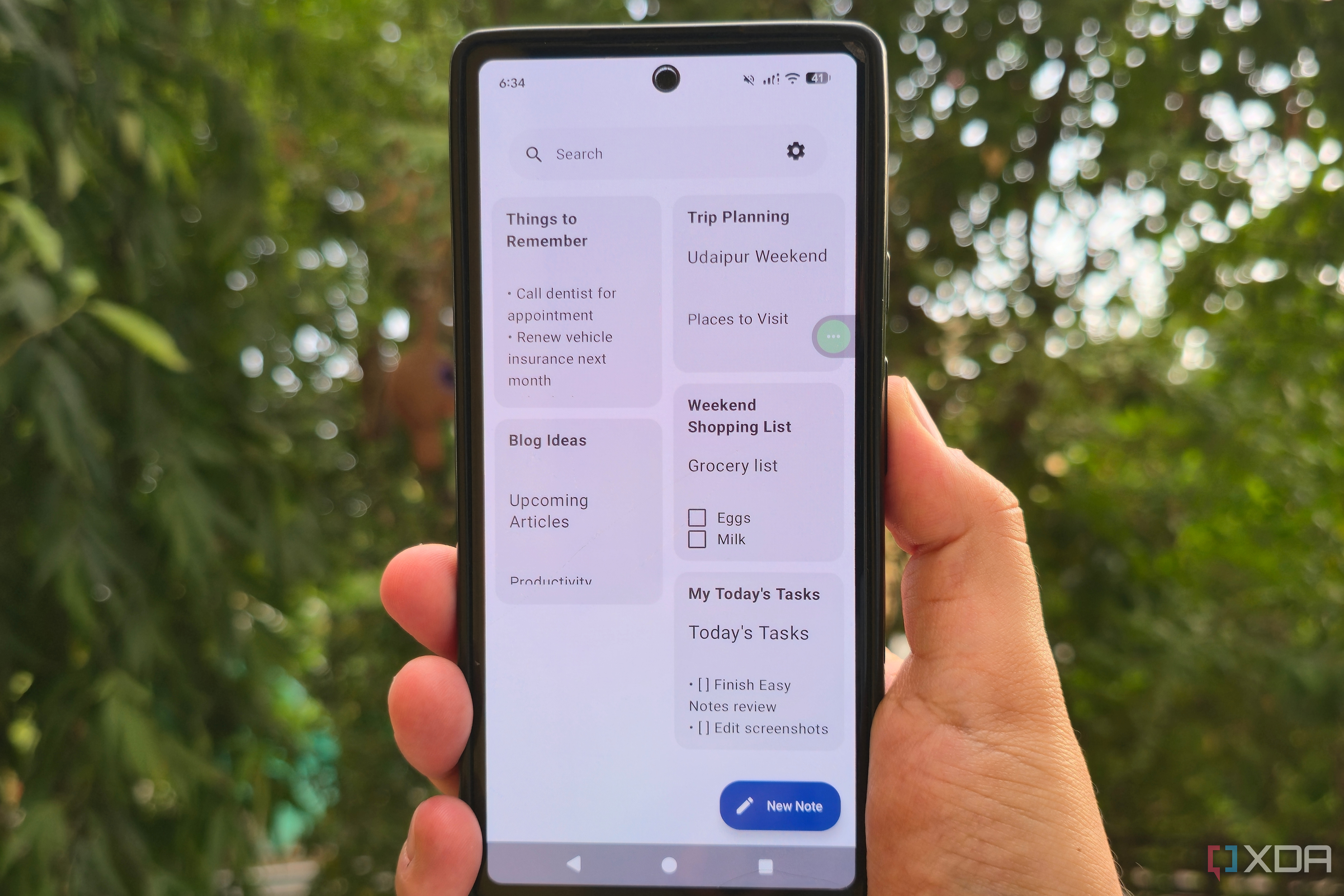 Easy Notes fills a gap Google Keep ignores