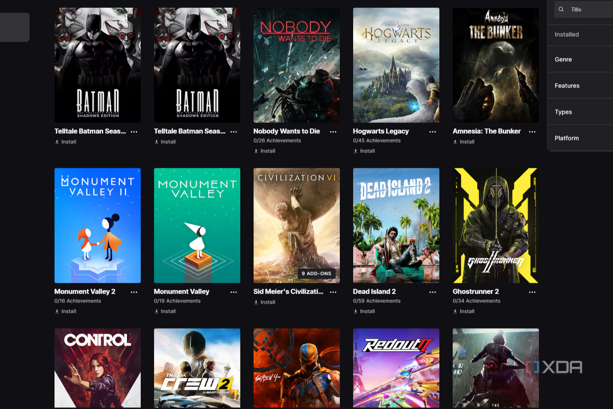 Fortnite Library I used Claude to reduce my game backlog, and it figured out the pattern ...