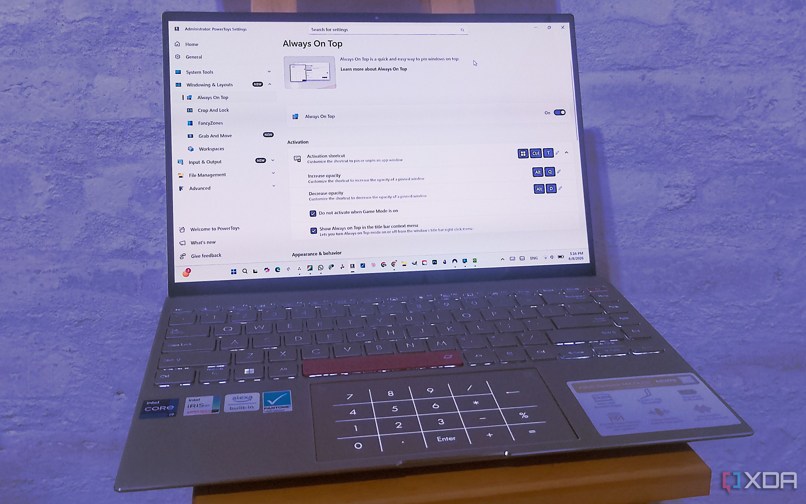 PowerToys Always On Top pins multiple apps