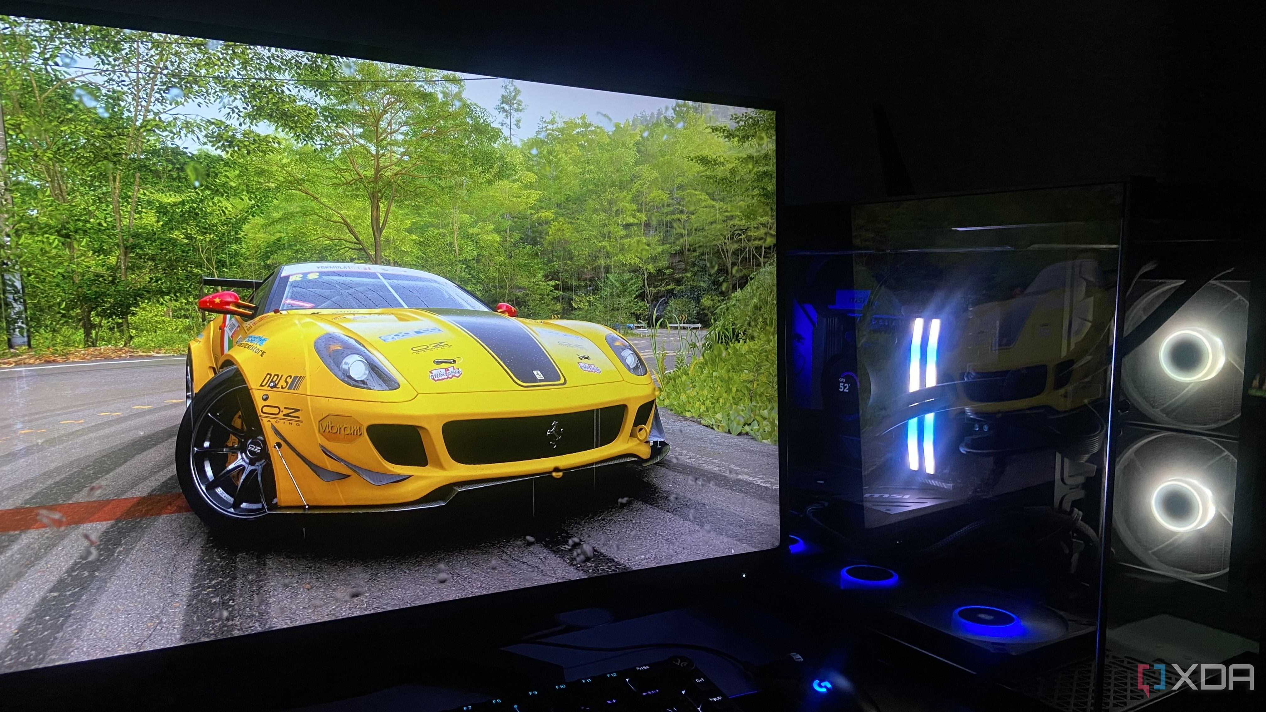 An image of Forza Horizon 6 running on a gaming PC. 