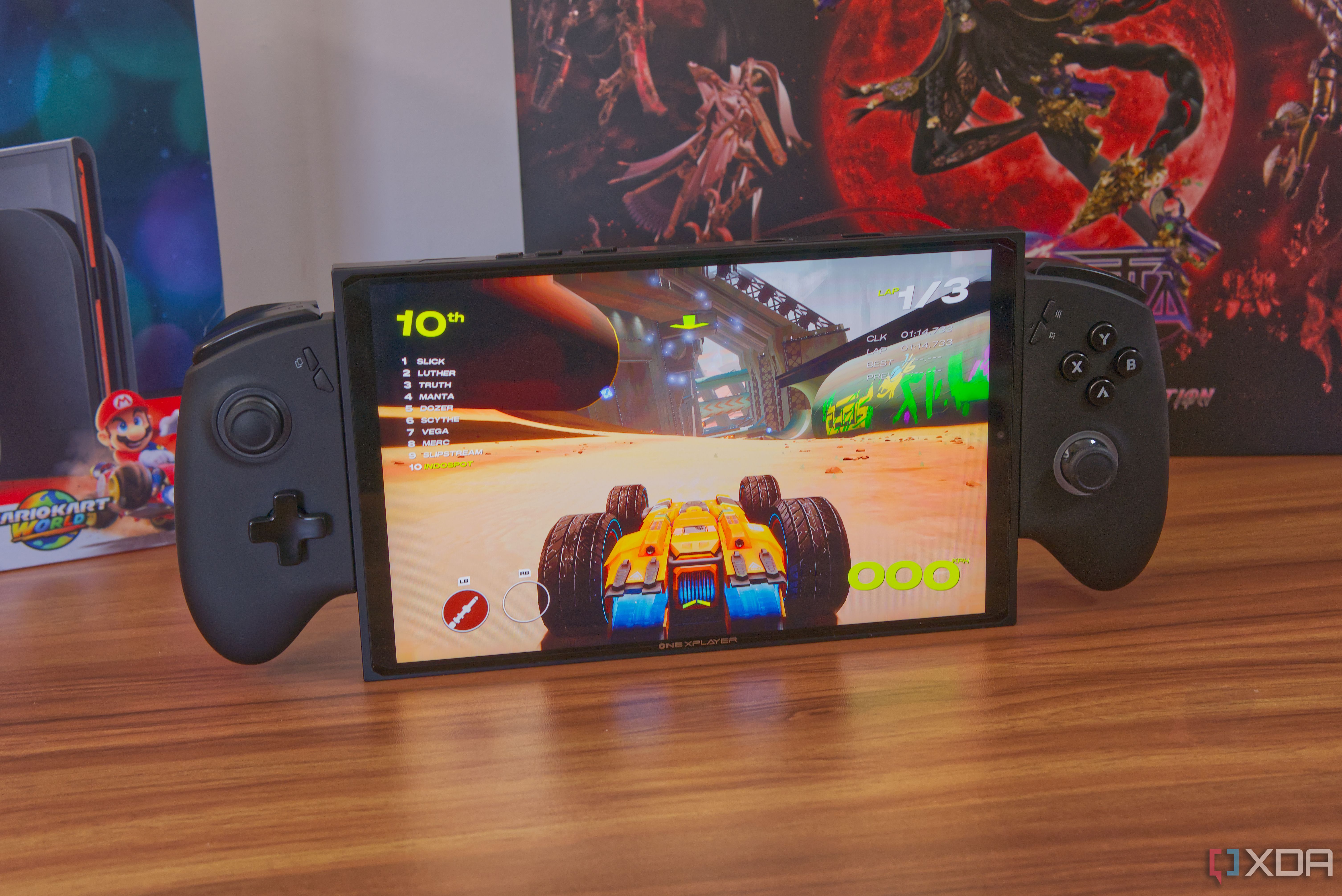 Linux gaming works without touching the terminal, and that matters more than any benchmark gaming handheld running grip