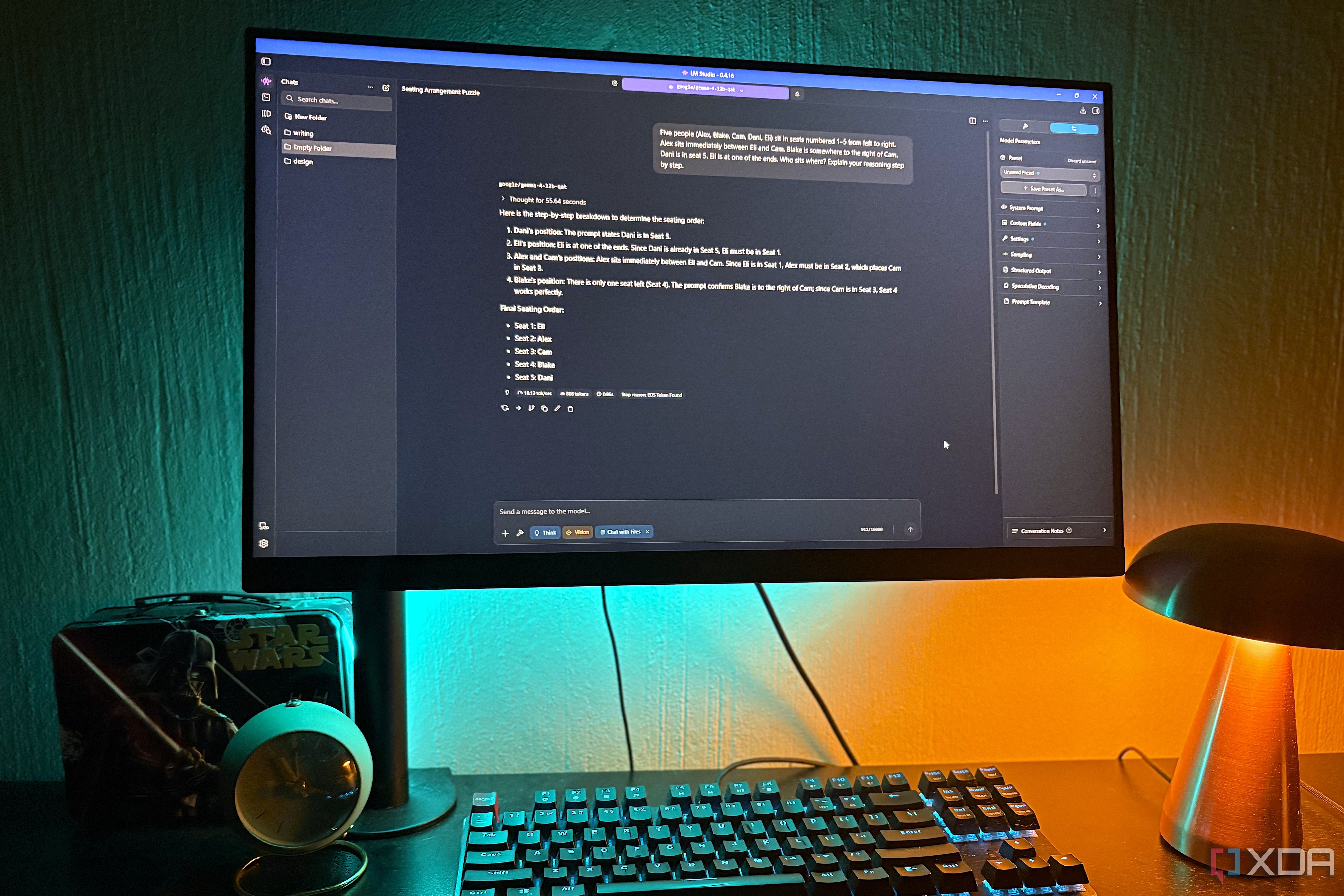 gemma 4 12b in lm studio on desktop pc