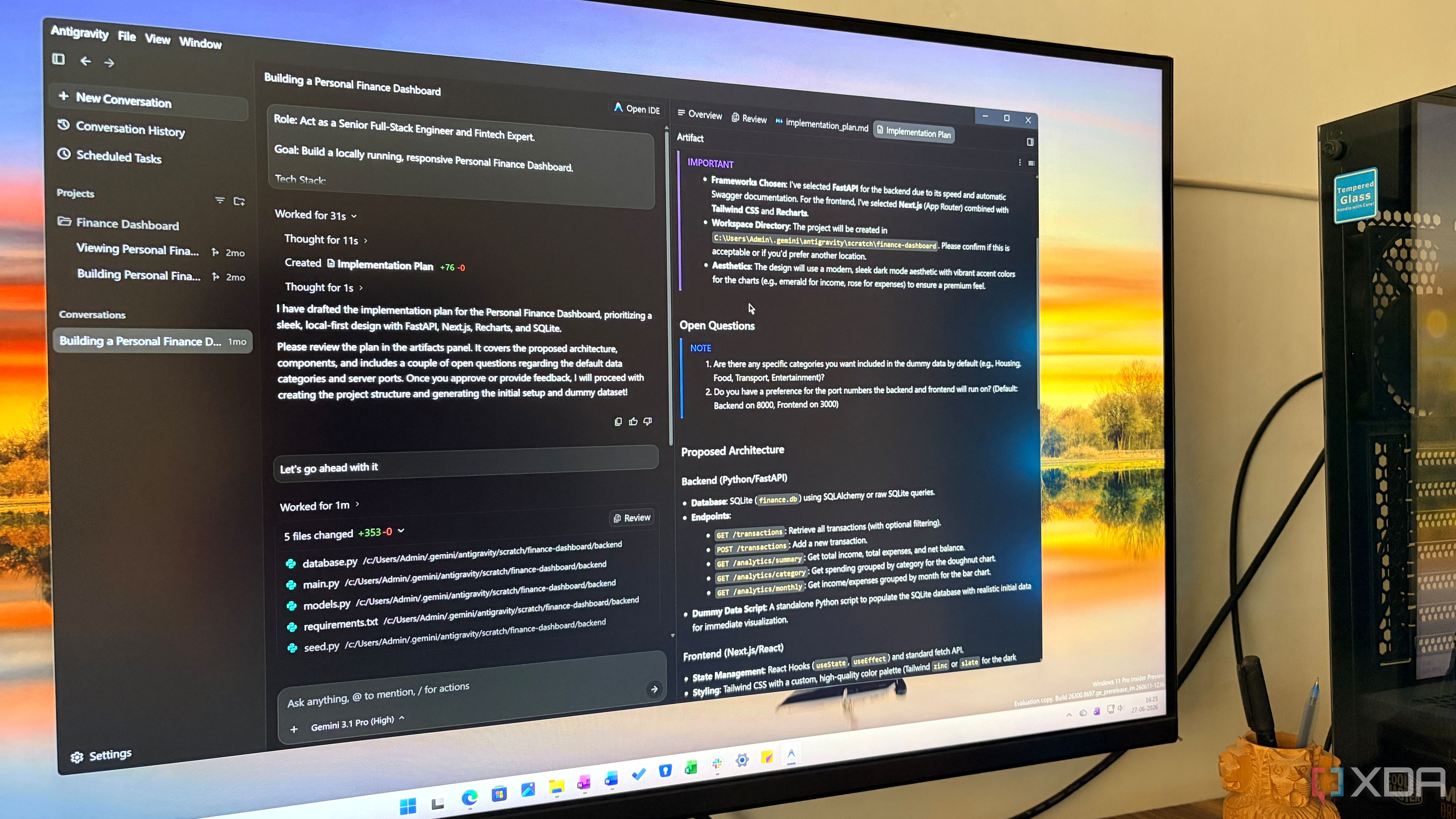 Antigravity Windows app