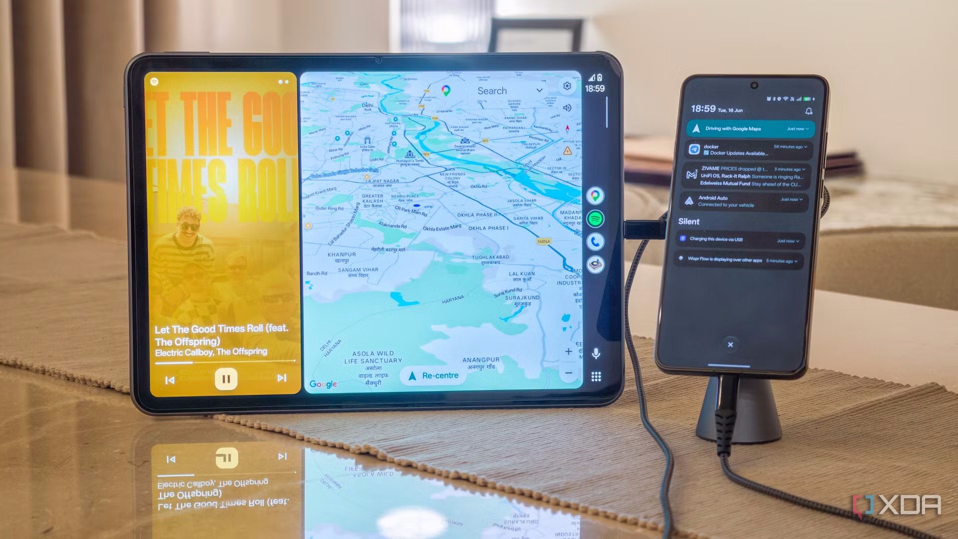 Old Android phone becomes Android Auto display