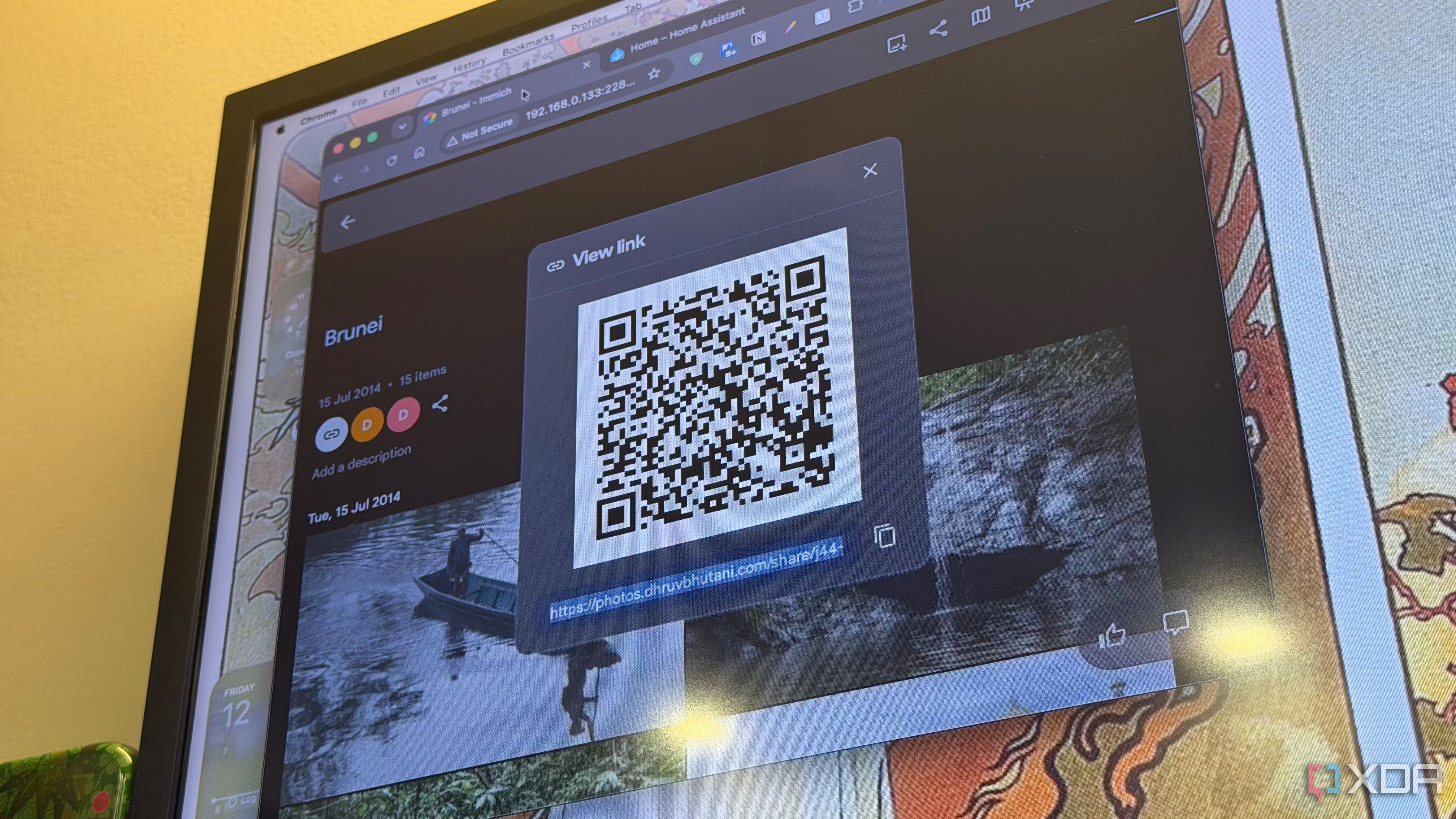Immich photos shared publicly without exposing server