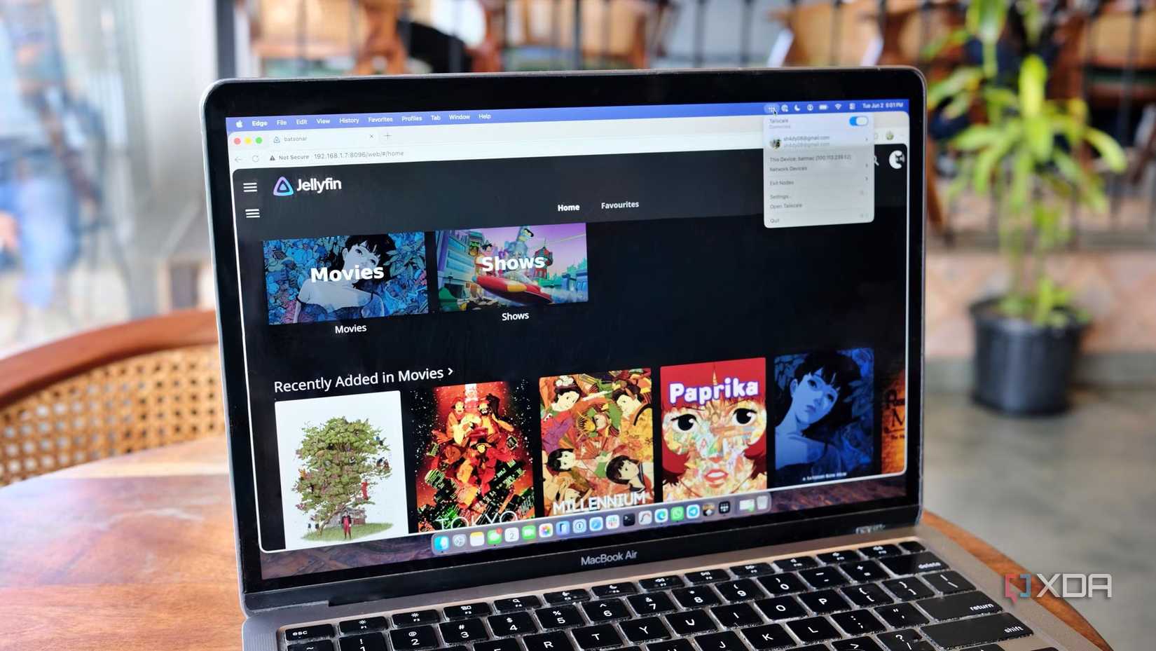 Jellyfin on MacBook