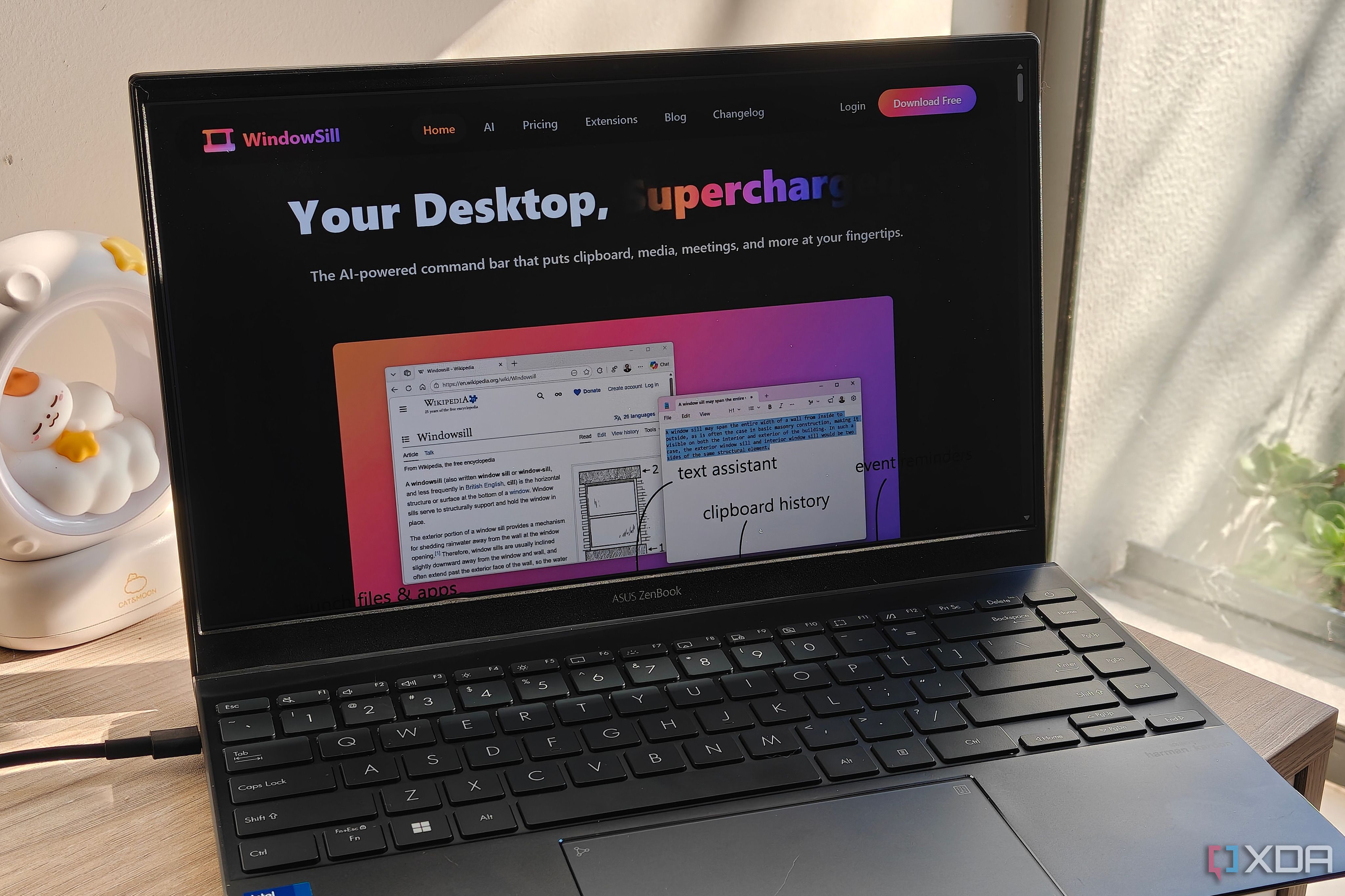 WindowSill app transforms Windows 11 taskbar use
