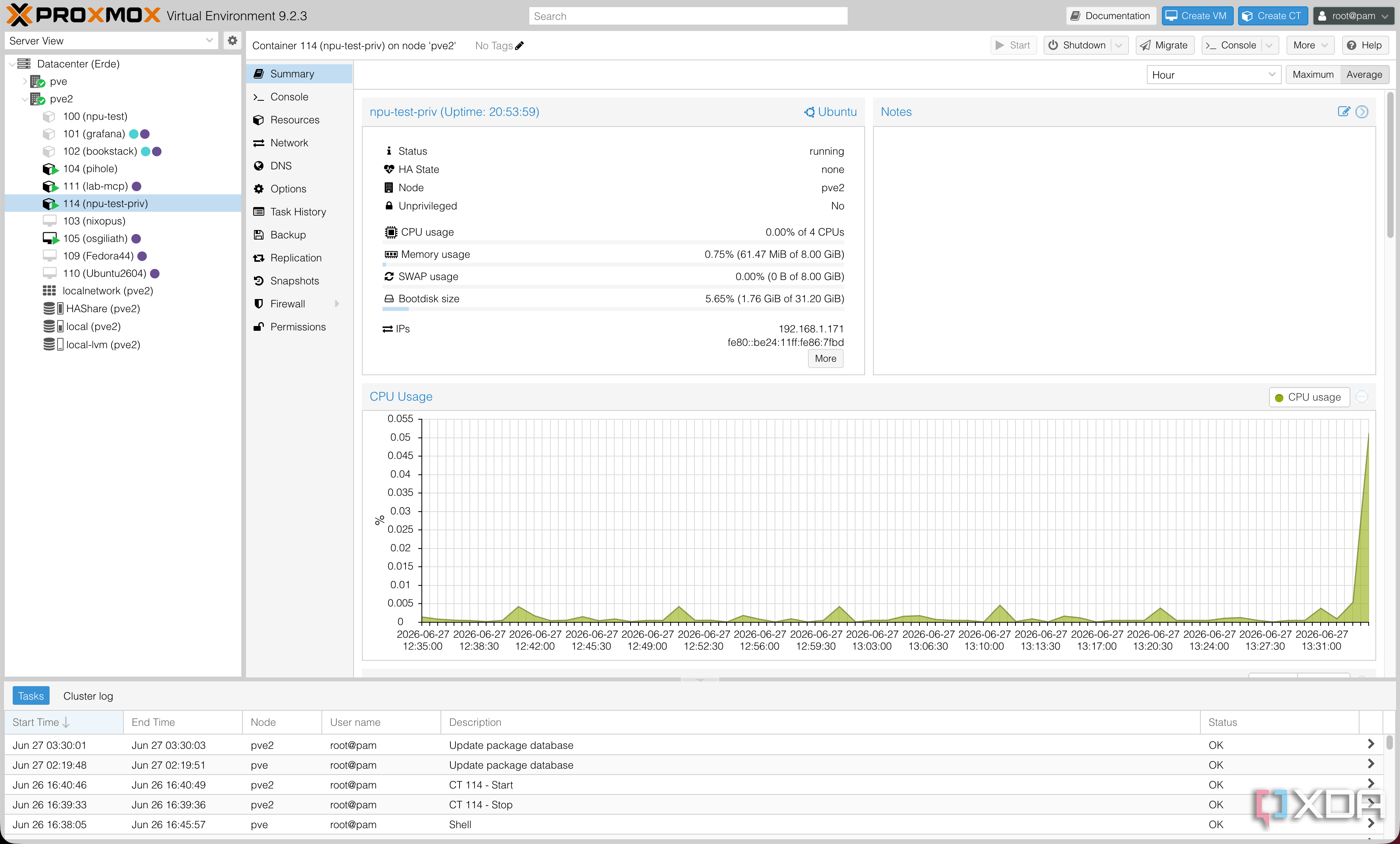 Linux containers do what my Proxmox VMs couldn't: run a dozen services ...
