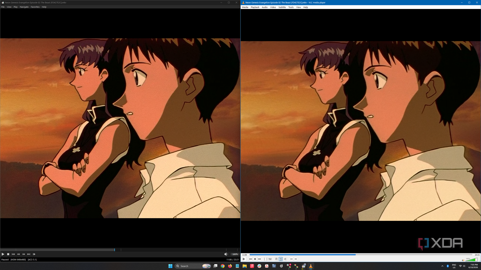 madVR vs stock 1440p side by side rendering